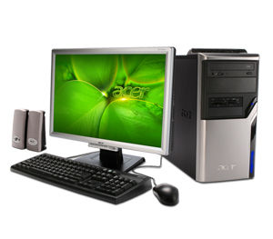 Acer Aspire M3610 Intel® Celeron® 3 GB DDR2-SDRAM 250 GB AMD Radeon Xpress 1250 Windows Vista Home Premium Desktop PC