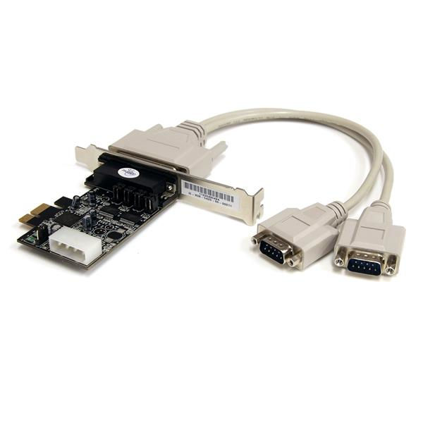 StarTech.com 2 Port RS232 PCI Express Serial Card interface cards/adapter Internal
