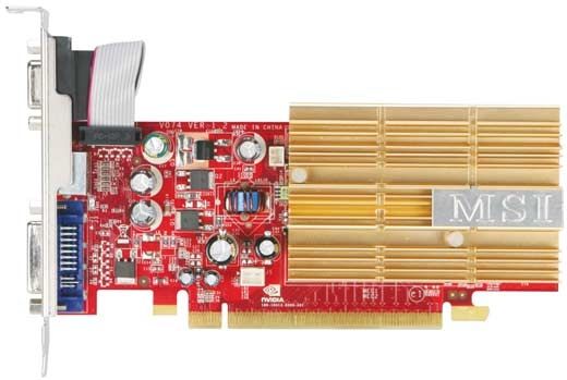 MSI V116-027R graphics card GeForce 8400 GS GDDR2