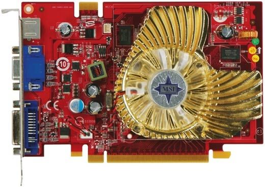 MSI NX8600GT-TD256E/D2 graphics card GeForce 8600 GT GDDR2