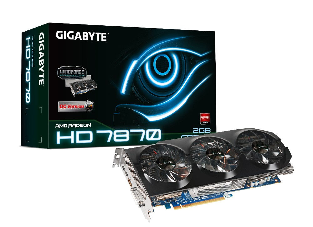 GIGABYTE GV-R787OC-2GD graphics card AMD Radeon HD7870 2 GB GDDR5