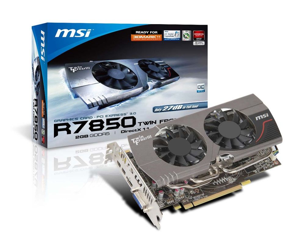 MSI V273-003R graphics card AMD Radeon HD7850 2 GB GDDR5