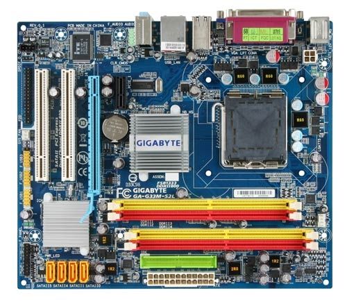 GIGABYTE GA-G33M-S2L - LGA 775, Micro ATX LGA 775 (Socket T)