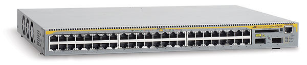 Allied Telesis 10/100/1000T x 48 ports Ethernet L3 Switch w/ 2x 10Gbps XFP, EU power cord Managed White
