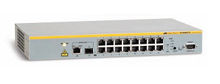 Allied Telesis 10/100TX x 16 ports managed FE Switch w/ SFP w/ 2 combo ports
