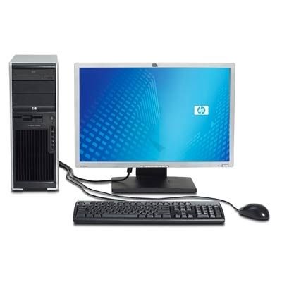 HP xw4600 Intel® Core™2 Duo E6850 3.00GHz Workstation and LP2465 Flat Panel Monitor