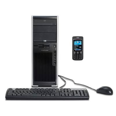 HP xw4600 Intel® Core™2 Duo E6850 3.00GHz Workstation and iPAQ 514 Voice Messenger 64 M 2.0" TFT W Mobile™ 6.0 Professional