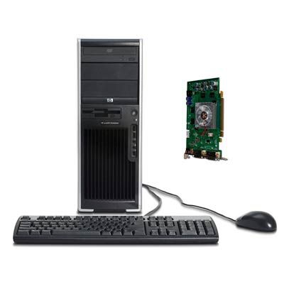 HP xw4600 Intel® Core™2 Duo E6850 3.00GHz Workstation and NVIDIA Quadro FX570 256MB PCIe Graphic Card