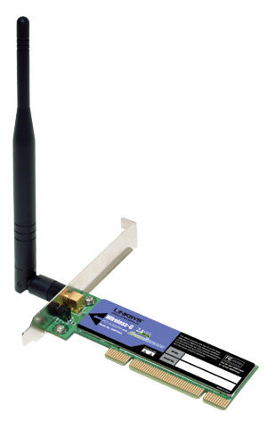 Linksys Wireless-G PCI Card with SpeedBooster 802.11g Internal 54 Mbit/s