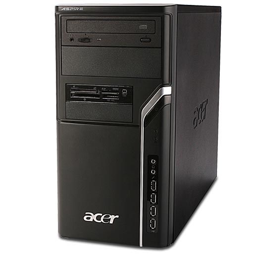 Acer Aspire M1610 Intel® Celeron® 1 GB DDR2-SDRAM 160 GB MiRage 3 Windows Vista Home Basic Tower PC