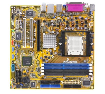 ASUS A8N-VM CSM/NBP Socket 939 micro ATX