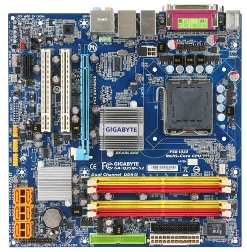 GIGABYTE GA-Q35M-S2 S775, Q35, MATX LGA 775 (Socket T) micro ATX