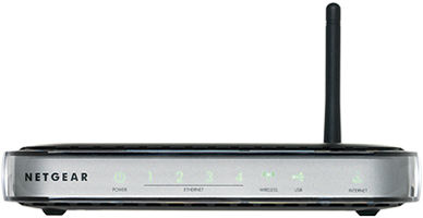NETGEAR MBR624GU wireless router Fast Ethernet Black, Silver