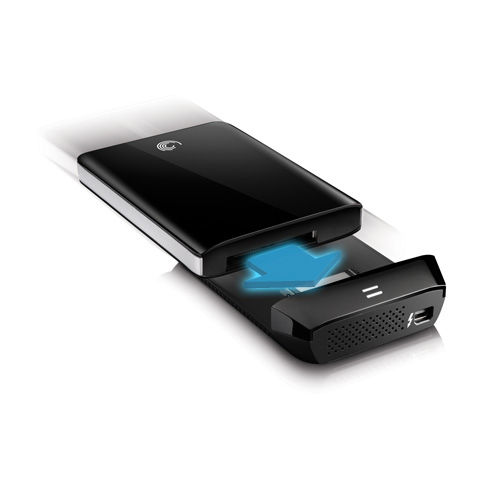 Seagate 1TB GoFlex for Mac Ultra-portable with Thunderbolt external hard drive Black