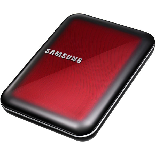 Samsung 320GB, USB 2.0 external hard drive 2.5" Red