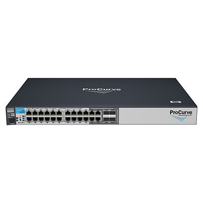 HP ProCurve 2510-24G + X121 1G SFP LC SX Managed L2 1U Black