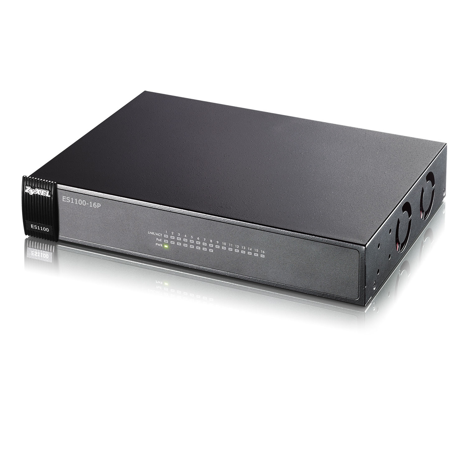 Zyxel ES-1100-8P network switch Unmanaged Power over Ethernet (PoE) Black