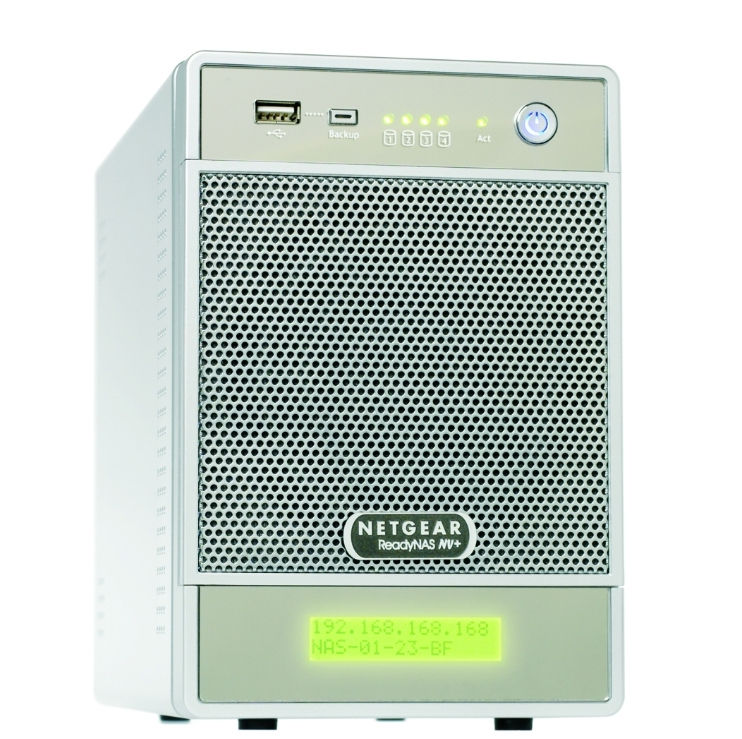 NETGEAR ReadyNAS NV+ NAS 0.25 GB DDR 2 TB HDD Silver