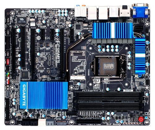 GIGABYTE GA-Z77X-UD5H-WB WIFI motherboard Intel Z77 LGA 1155 (Socket H2) ATX