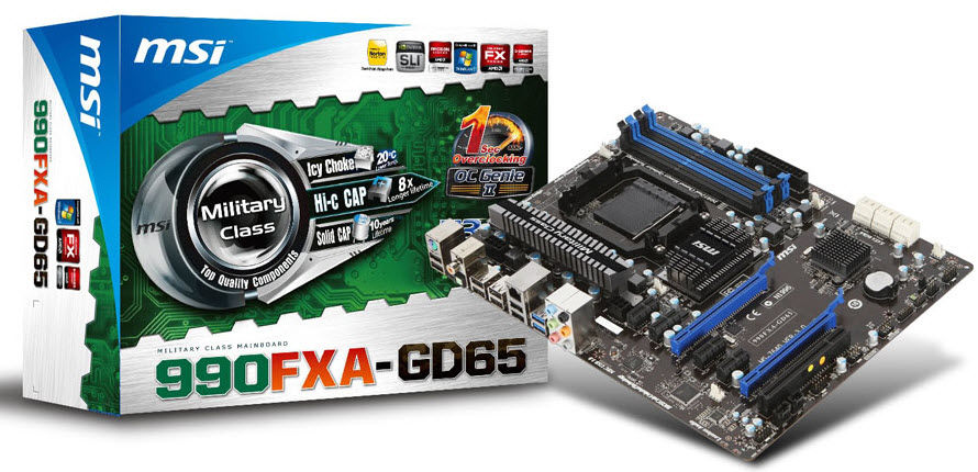 MSI 990FXA-GD65 Socket AM3+ ATX