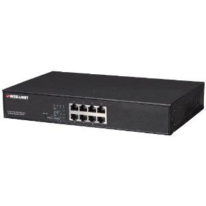 Intellinet 560542 network switch Managed L2 Gigabit Ethernet (10/100/1000) Power over Ethernet (PoE) Black