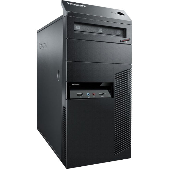 Lenovo ThinkCentre M77 AMD Phenom II X2 B53 4 GB DDR3-SDRAM 500 GB Windows 7 Professional Tower PC Black