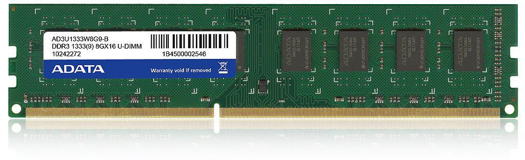 ADATA DDR3 1333 memory module 2 GB 240-pin DIMM