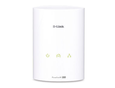 D-Link DHP-500AV 500 Mbit/s Ethernet LAN White 1 pc(s)