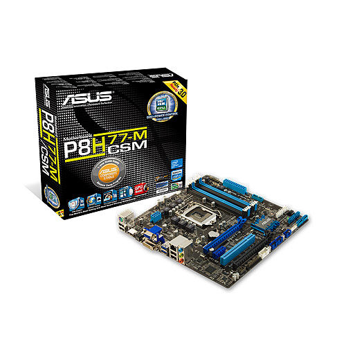 ASUS P8H77-M/CSM motherboard Intel H77 LGA 1155 (Socket H2) micro ATX