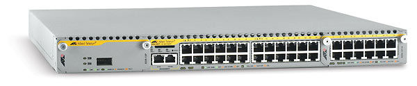 Allied Telesis NEBS-Compliant 10/100/1000T x 24 ports modular Gigabit Ethernet Layer 3 switch Managed L3+ 1U Silver