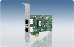 Allied Telesis PCI-Express 2x10/100/1000T Gigabit Interface Card interface cards/adapter
