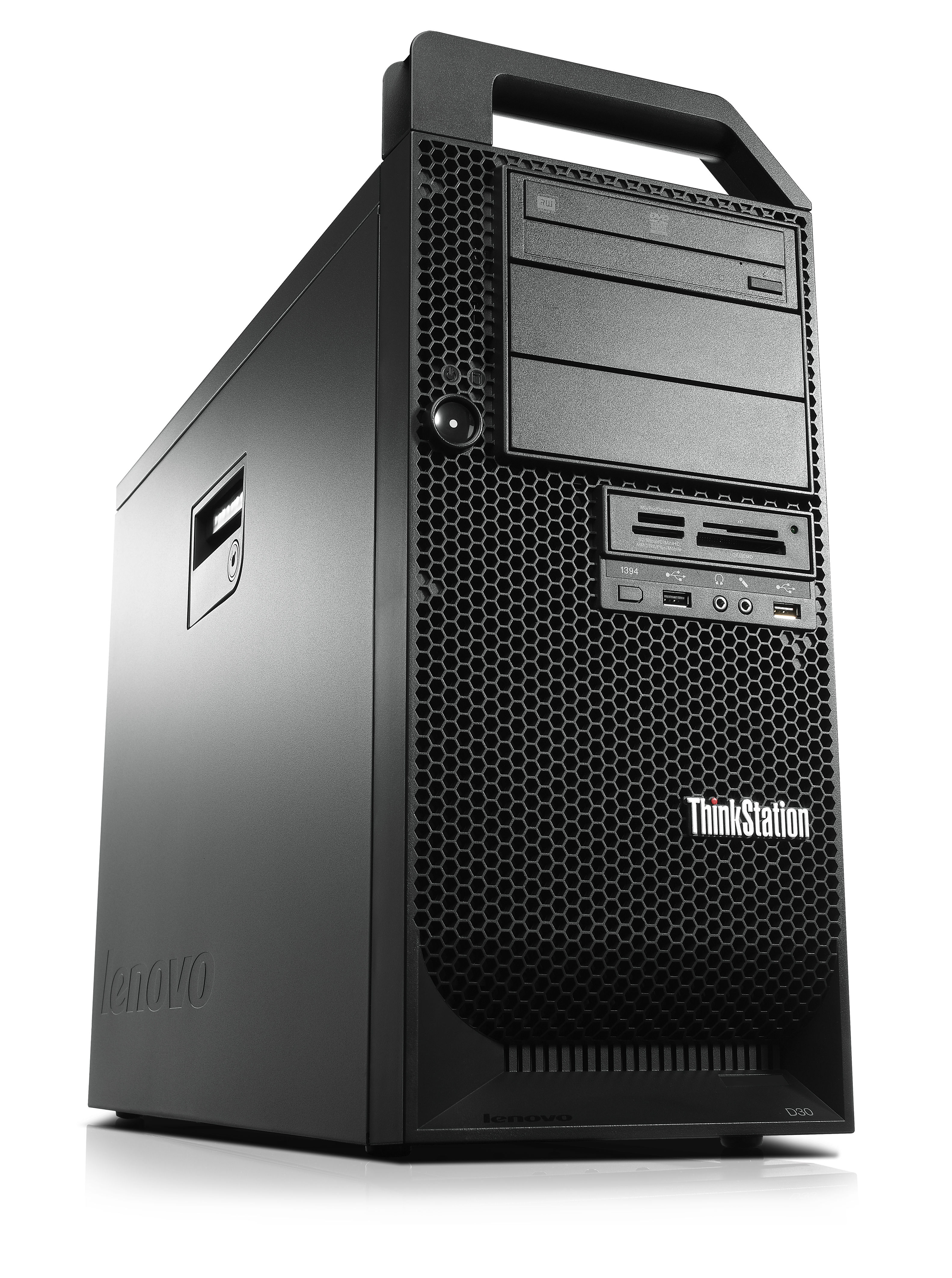 Lenovo ThinkStation D30 Intel® Xeon® E5 Family E5-2670 16 GB DDR3-SDRAM 1.3 TB HDD NVIDIA® Quadro® 2000 Windows 7 Professional Tower Workstation Black