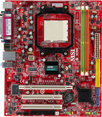 MSI K9AGM4-L motherboard Socket AM2 micro ATX
