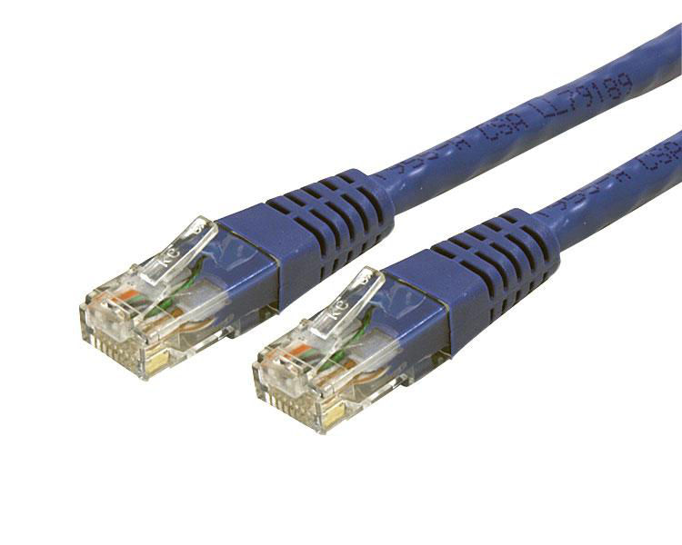 StarTech.com 15m Cat 6 Blue Molded RJ45 UTP Gigabit Cat6 Patch Cable - 15 m Patch Cord