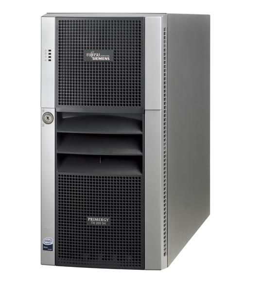 Fujitsu PRIMERGY TX200 S4 server Tower Intel® Xeon® 5000 Sequence E5405 2 GHz 1 GB DDR2-SDRAM 700 W