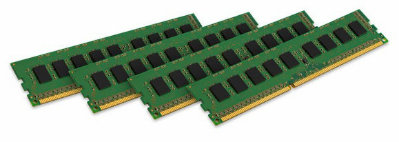 Kingston Technology ValueRAM 4 x 2GB DDR3 1600MHz ECC memory module 8 GB 4 x 2 GB 240-pin DIMM