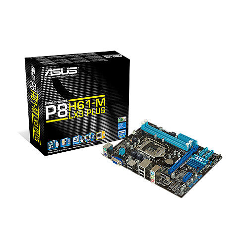 ASUS P8H61-M LX3 PLUS Intel® H61 LGA 1155 (Socket H2) micro ATX