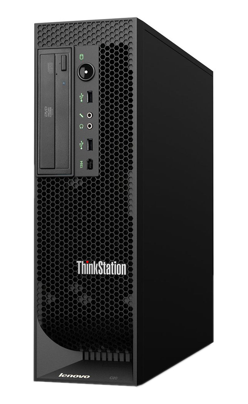 Lenovo ThinkStation C20 Intel® Xeon® 5000 Sequence E5620 6 GB DDR3-SDRAM Windows 7 Professional Tower Workstation Black, Silver