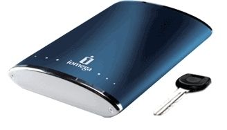 Iomega eGo Hard Drive - 160GB - 5400rpm external hard drive 2.5" USB 2.0 Blue