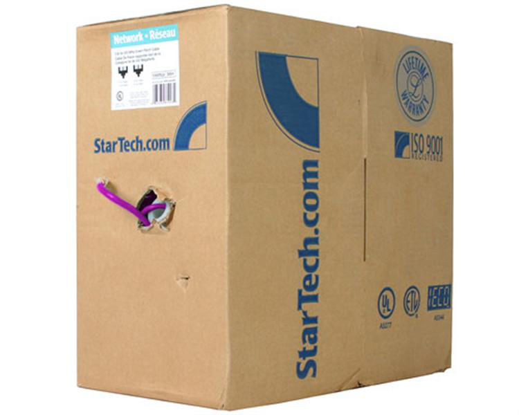 StarTech.com WIRRJ45PLRL networking cable Purple 304.9 m Cat5e