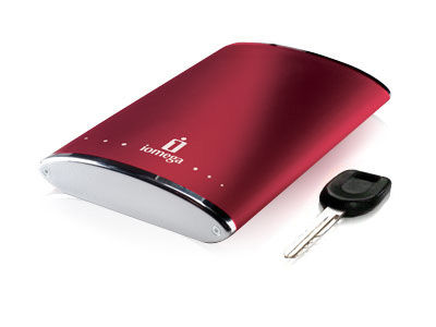 Iomega 320GB Portable Hard Drive external hard drive 5400 RPM USB 2.0 Red