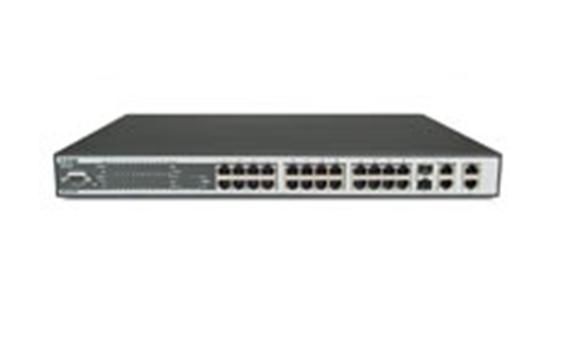 D-Link DES-3228PA 24-Port Gigabit Wireless-Ready Switch + (4) Combo SFP Ports + (1) Fixed XFP Port + (2) Optional 10-Gig Copper/Fiber Uplinks Managed L2 Power over Ethernet (PoE)