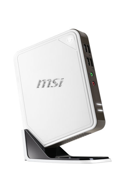 MSI Wind Box DC110 Intel® Celeron® 847 4 GB DDR3-SDRAM 320 GB HDD Windows 8 USFF Mini PC White