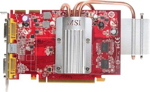 MSI RX2600XT-T2D256EZ graphics card GDDR3
