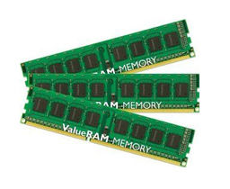 Kingston Technology ValueRAM 12GB DDR3-1333 memory module 8 GB 3 x 4 GB 240-pin DIMM ECC