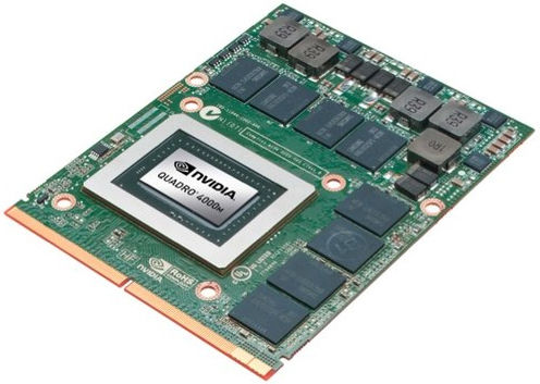 HP NVIDIA Quadro 4000M, 2GB GDDR5