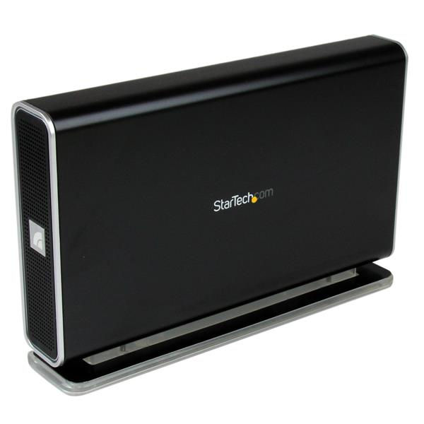 StarTech.com 3.5in Black USB 2.0 to IDE SATA External Hard Drive Enclosure