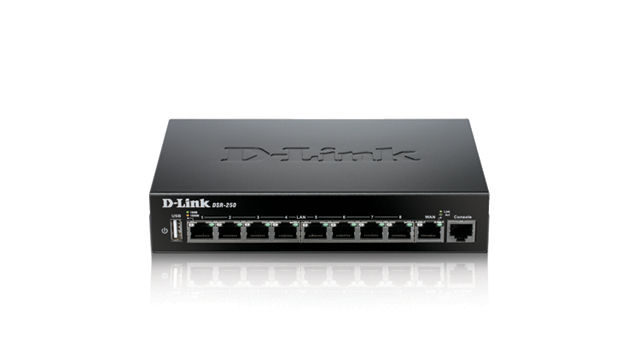 D-Link DSR-250 wired router Gigabit Ethernet