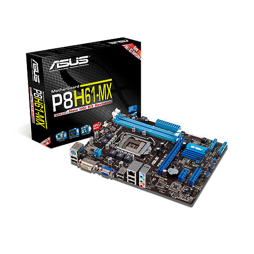 ASUS P8H61-MX Intel® H61 LGA 1155 (Socket H2) micro ATX