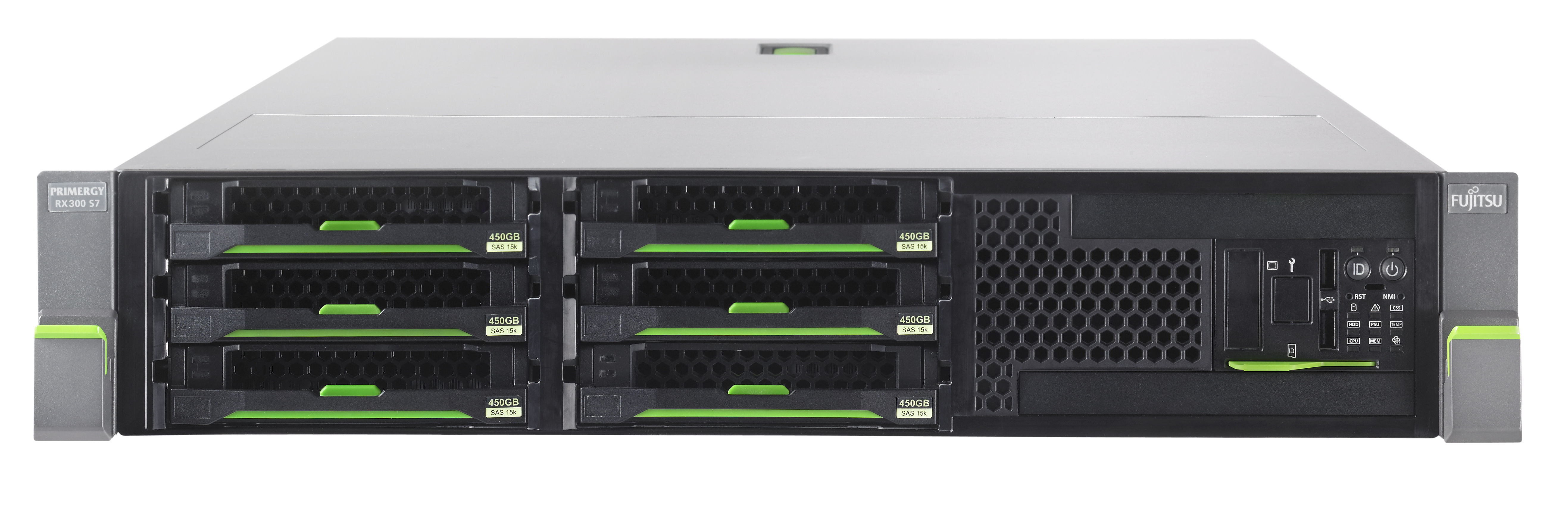 Fujitsu PRIMERGY RX300 S7 server 0 GB Rack (2U) Intel® Xeon® E5 Family E5-2630 2.3 GHz 32 GB DDR3-SDRAM 450 W Windows Server 2008 R2 Standard